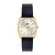 Henry London Vintage Square Round White Silver Dial 3 ATM Water Resistant Watch with Navy Colour Leather Strap