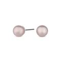 Pink Pearl Stud Earrings