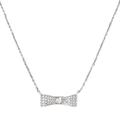 Kate Spade Jewelry | Kate Spade Silver Ready Set Bow Necklace | Color: Silver | Size: Os