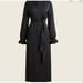 J. Crew Dresses | J. Crew Drapey Midi Shirt Dress Black Sz Xxl | Color: Black | Size: Xxl