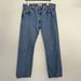 Levi's Jeans | Levi 501 Button Fly Straight Leg Jeans 35 X 30 Blue Medium Wash | Color: Blue | Size: 35