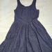 J. Crew Dresses | J Crew Eyelet Lace Navy Dress Fit Flare Style Aline Size 4 | Color: Blue | Size: 4