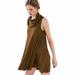 Urban Outfitters Dresses | Bdg Ribbed Swing Dress | Color: Brown/Green | Size: M