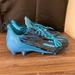 Adidas Shoes | Adidas Adizero 12.0 Poison Mens Size 8 Football Cleats Blue/Black | Color: Black/Blue | Size: 8