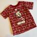 Disney Shirts & Tops | Disney Mickey Holiday Shirt | Color: Red/White | Size: Xxs