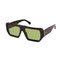 X-LAB Sunglasses mod. NOSY BE, Unisex, size 55 mm (Black/Green)