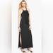 Michael Kors Dresses | Michael Kors Beaded Fringe Jersey Maxi Dress Black Nwt Medium | Color: Black | Size: M