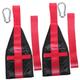 BESPORTBLE 6 Pcs Hanging Ab Straps Home Fitness Equipment Padded Workout Strap Fitness Accessories Leg Raise Sling Hanging Strap Ab Sling Suspend Daily Use Gym Strap Polyester Handle Sports