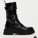 Zara Shoes | Never Worn Black Zara Boots | Color: Black | Size: 7.5