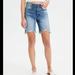 American Eagle Outfitters Shorts | American Eagle Nwt 90's Boyfriend Short Women's 18 Raw Hem Distressed Light Wash | Color: Blue | Size: 18