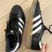 Adidas Shoes | Adidas Originals Vegan Velosamba Samba Black Gum Sneakers W 9 | Color: Black/White | Size: 9