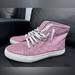 Gucci Shoes | Gucci Gg Supreme Canvas Leather High Top Sneakers Eu 39 Us 9 Monogram Pink | Color: Pink | Size: 9