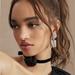 Anthropologie Jewelry | Anthropologie Handmade Silk Ribbon Chocker Necklace | Color: Black | Size: Os