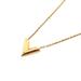 Louis Vuitton Jewelry | Louis Vuitton M61083 Essential V Necklace Gold Men's Women's Z0005463 | Color: Gold | Size: Os