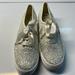 Kate Spade Shoes | Kate Spade Keds Glitter Shoes Size 9 | Color: Cream | Size: 9