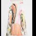 Anthropologie Skirts | Anthropologie Geisha Joanna Marbled Pleated Skirt | Color: Cream/Orange | Size: S