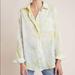 Anthropologie Tops | Anthropologie Pilcro Semi-Sheer Tie Dye Watercolor Button Down | Color: Yellow | Size: S