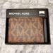 Michael Kors Bags | Michael Kors Jet Set Mens Billfold Wallet (Brown Pvc) | Color: Black/Brown | Size: Os