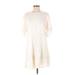 Urban Outfitters Casual Dress - Mini Crew Neck 3/4 sleeves: Ivory Print Dresses - Women's Size Small