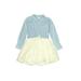 Tucker + Tate Dress - Shirtdress: Blue Solid Skirts & Dresses - Kids Girl's Size 5