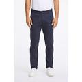 Stoffhose LINDBERGH, Herren, Gr. XXL, N-Gr, blau (navy mix), Stoff, Obermaterial: 75% Polyester, 22% Viskose, 3% Elasthan, casual, slim fit knöchellang, Hosen, mit Stretch