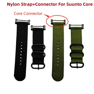 Uhr Nylon Strap Für Suunto Core Band Armband Ersatz Armband Gürtel Stecker Zubehör Wasserdichte Band Image