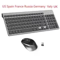 Englisch Russisch Französisch Spanisch Italien Großbritannien Deutsch Wireless Tastatur und Maus