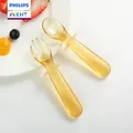 PHILIPS AVENT baby silica gel Learn to eat fork spoon suit children tableware dustproof portable