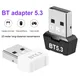 Mini Wireless USB Bluetooth Adapter BT 5.3 Dongle Music Audio Receiver Transmitter for PC Speaker