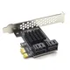 Chi a Mining SATA PCI-E Adapter 4 Port SATA 3.0 to PCIe x1 GEN3 Expansion Card SATA 3 III PCI-e PCI