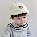 Chapeau béret ours mignon pour bébé garçon casquette gavroche pour bébé casquette à visière plate