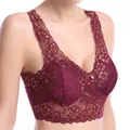 Women Sexy Bra Breathable Comfortable Full Lace Shouder Beauty Back Sleep Underwear Ladies Vest