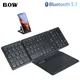 Bogen faltbare Bluetooth-Handy-Tastatur faltbare tragbare drahtlose Tastatur mit Touchpad-Tastatur