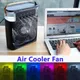 Portable Fan Air Conditioners USB Electric Fan LED Night Light Water Mist Fun 3 In 1 Air Humidifie