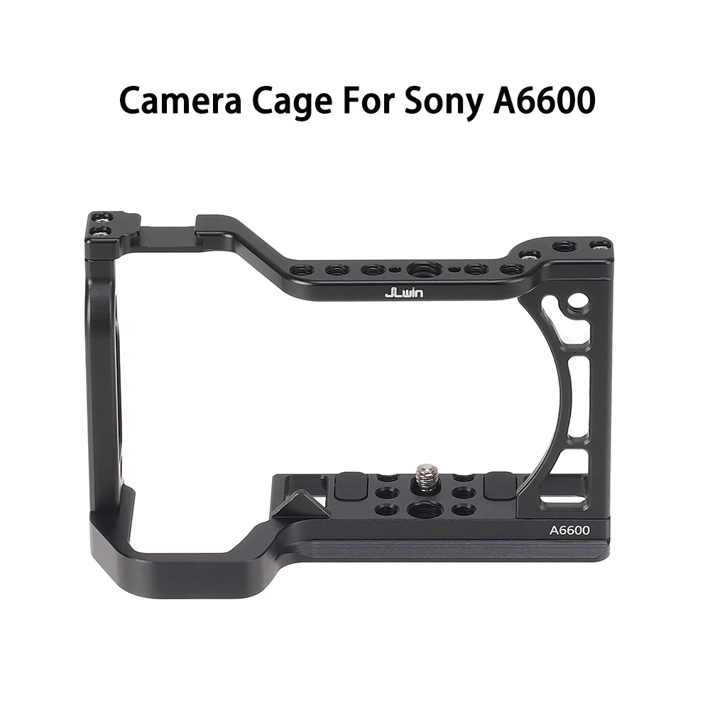 A6600 Kamerakäfig für Sony A6600 DSLR-Käfig mit Kaltschuh und Arri-Positionierungslöchern, Stativ-Aufnahmekäfig, Fotografie-Zubehör Image
