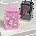 Mini Trolley Case piccolo frigorifero scatola portaoggetti per gioielli orecchini per ragazza