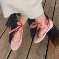 Plus Size 33-42 Ballerina nuova primavera autunno estate moda donna scarpe comode nero rosa kaki