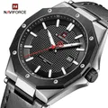 Top Marke Navi force New Fashion Sport Herren uhr wasserdicht leuchtendes Leder armband