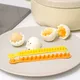 2pcs Fancy Cooked Eggs Cutter Household Boiled Eggs Creative Tools Bento Cut Flower Shaper Egg Tools