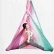 Gradient Color Yoga Flying Hammock Swing Aerial-Yoga Hammock Silk Fabric Extend Yoga Belt &