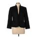 Lauren by Ralph Lauren Blazer Jacket: Short Black Print Jackets & Outerwear - Women's Size 10