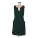 Tabitha Casual Dress - Sheath: Green Tweed Dresses - Women's Size 6