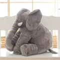 1pcs 60cm INS Elephant Soft Pillows Baby Sleeping Pillow Stuffed Elephant Comforter Plush Animal