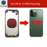 DIY XR to 13 pro housing For XR Like 13 Pro Housing XR To 13 Pro Back DIY Back Cover Housing