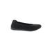 Cloudsteppers by Clarks Flats: Ballet Wedge Classic Black Print Shoes - Women's Size 7 - Round Toe