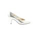 Bruno Magli Heels: Silver Shoes - Women's Size 6 1/2