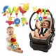 Baby Crib Hanging Rattles Toys Car Seat Toy Soft Mobiles Stroller Crib Cot Spiral Toy Pram Hanging