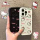 Sanurgente Hello Kitty Coque de protection pour iPhone 15 14 13 12 11 Pro Max XR Full GT