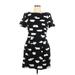 French Connection Casual Dress: Black Print Dresses - Women's Size 12