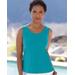 Blair Women's Essential Tank Top - Blue - M - Misses